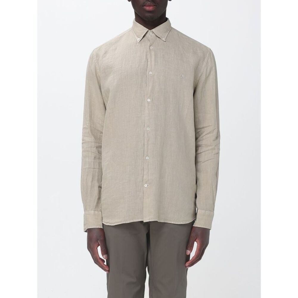 Brooksfield Shirt Men Kaki